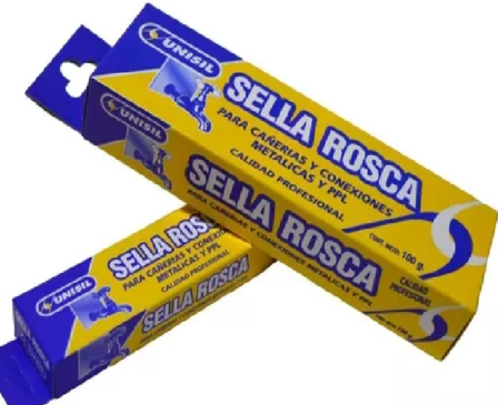 Sella Rosca Para Cañerías Unisil 25 Gramos