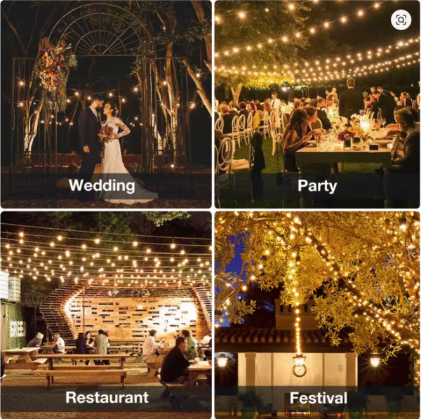 GUIRNALDAS 8 METROS 25+2 LAMPARAS