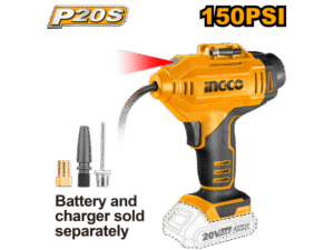 INFLADOR COMPRESOR A BATERIA 20V P20S S/BAT INGCO CACLI2018