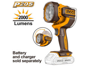 LINTERNA A BATERIA 2000 LUMENS 20V P20S S/BAT CWLI2088