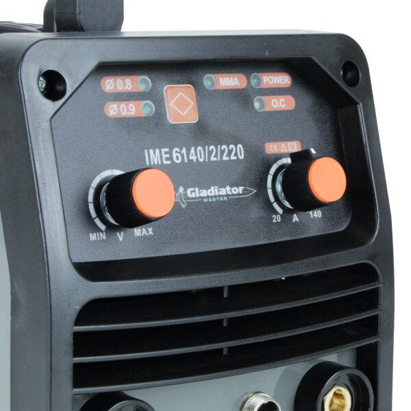 Soldadora Inverter Mig y Electrodo 140 A Gladiator Ime 6140