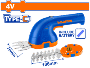 MINI CORTA CERCO JARDIN BATERIA 4V USB 106MM WJC1504