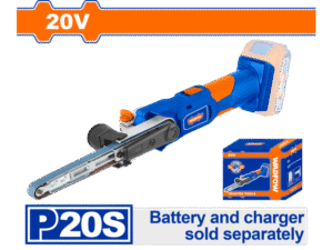MINI LIJADORA DE BANDA A BATERIA 20V P20S BATERIA WADFOW WLBS1501 S/BAT S/CARG