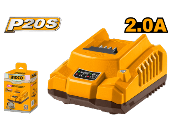 CARGADOR BATERIA LITIO 20V 2A INGCO