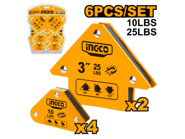SET 6 ESCUADRAS MAGNETICAS ING_AMWH6001