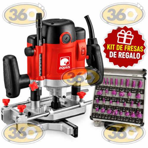 Router Fresadora Eléctrica 12mm 2100w Profesional + Juego de fresas NEO de regalo